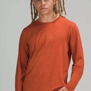 LULULEMON
The Fundamental Long Sleeve Shirt In Breeze Dye Aztec Brick